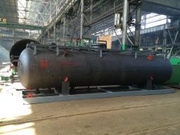 Нефтегазовый сепаратор со сбросом воды на санях объемом 12,5 м³ — фото 3