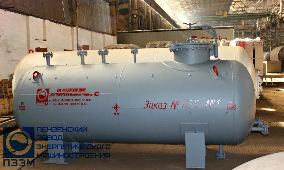Емкость горизонтальная для конденсата газа и воды объемом 4 м³ — фото 1