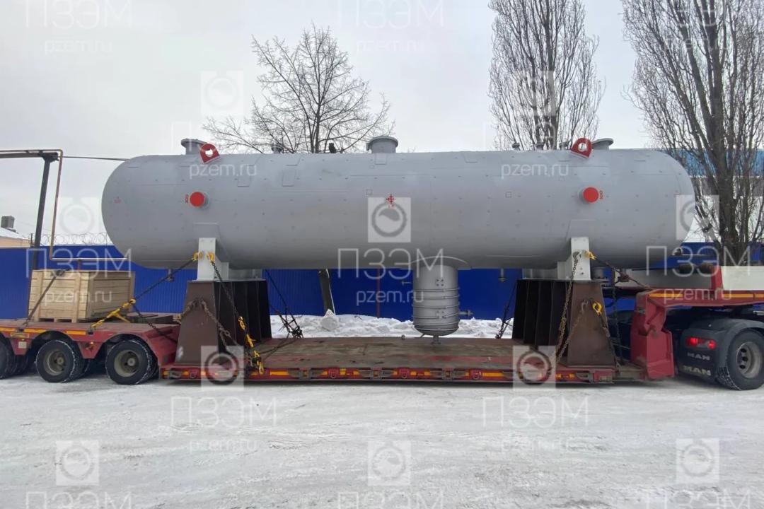 Сепаратор высокого давления С-1/1 на 50,7 м³ из стали 08Х18Н10Т, заказ 2024 года