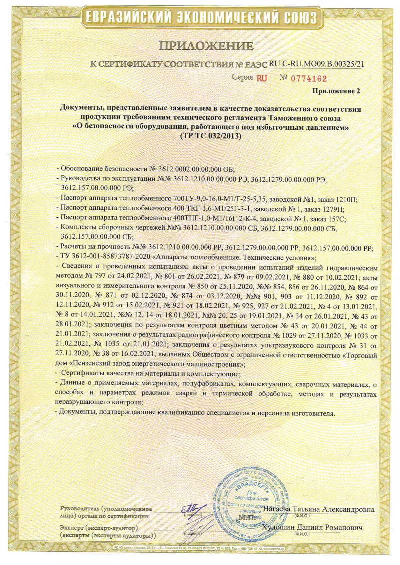 C-RU.МО09.B.00325-21 Приложение 2
