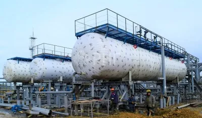 Монтаж сепарационного оборудования производства ПЗЭМ на Среднеботуобинском нефтегазоконденсатном месторождении